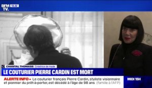 L'hommage de Chantal Thomass à Pierre Cardin: "C'était un des derniers grands de la haute couture"