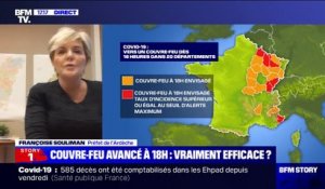 Françoise Souliman (préfet de l'Ardèche): "Nous avons 76h pour franchir le seuil qui nous mettrait dans le couvre-feu à 18h"