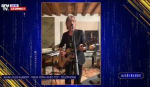 Jean-Louis Aubert chante "New York avec toi" en direct sur BFMTV