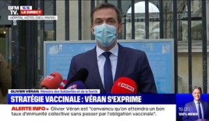 Olivier Véran: "Ce soir, environ 27 centres disposent de vaccins et ont pu commencé à vacciner les soignants"