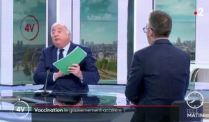 Vaccination: Le président du Sénat Gérard Larcher accusé d'avoir menti en direct sur le plateau de France 2 hier face à Caroline Roux dans "Télématin" - VIDEO