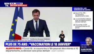 Olivier Véran: le délai entre les deux doses du vaccin Pfizer/BioNtech allongé "jusqu'à 6 semaines au lieu de 3"