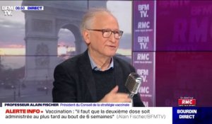 Le Pr Alain Fischer n'est pas favorable au passeport vaccinal