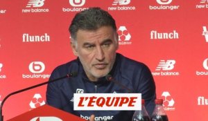 Galtier : « Je n'ai pas de doute sur leur réaction » - Foot - L1 - LOSC