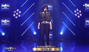 Eurovision 2021 : Barbara Pravi interprète "Voilà"
