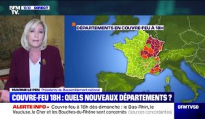 Marine Le Pen invitée de BFMTVSD - 08/01