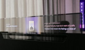 LG TV OLED transparente