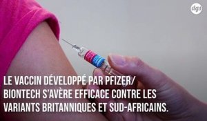 Covid-19 : Le vaccin Pfizer-BioNTech neutraliserait les nouveaux variants du virus