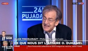 Inceste - Le philosophe Alain Finkielkraut évincé des plateaux de LCI après des propos polémiques sur l'affaire Olivier Duhamel : " Y a-t-il eu consentement ? À quel âge ça a commencé ? Y a-t-il eu une réciprocité ?"