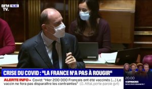 Jean Castex: "La France n'a pas à rougir de sa stratégie globale de lutte contre cette pandémie"