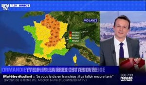 Normandie et Île-de-France: premières chutes de neige - 16/01