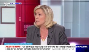 Les réunions de citoyens sont "un gadget cynique totalement inefficace" pour Marine Le Pen