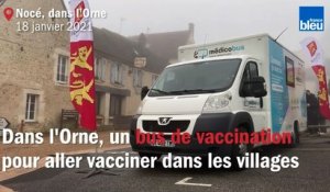 Dans l'Orne, un "médicobus" comme moyen mobile de vaccination dans les zones rurales