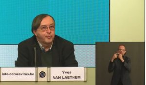 Yves Van Laethem s'exprime sur les variants du Coronavirus