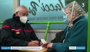 Covid-19 : dans la Marne, ils se font vacciner à bord d'un bus