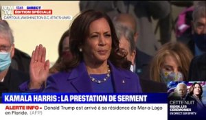 Kamala Harris prête serment et devient la première femme vice-présidente des Etats-Unis
