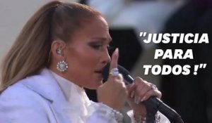 Pendant l'investiture de Joe Biden, Jennifer Lopez lance "Justicia para todos"