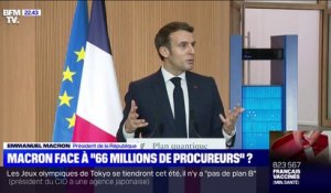 Emmanuel Macron fustige "une nation de 66 millions de procureurs" qui fait "une traque incessante de l’erreur"