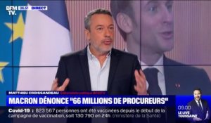 "66 millions de procureurs": l'agacement d'Emmanuel Macron suscite la polémique
