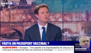 Clément Beaune à propos du passeport vaccinal :"C'est un débat très prématuré"