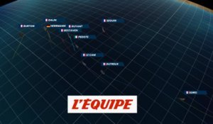 La carte 3D du 22 janvier - Voile - Vendée Globe