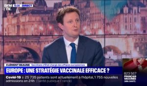 Clément Beaune à propos du passeport vaccinal :"C'est un ...