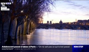 Crue de la Seine: les berges inondées et impraticables à certains endroits de la capitale