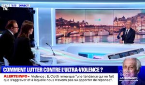 Violences: "Il faut qu'il y ait une politique pénale qui soit totalement différente, des réponses particulièrement fermes", Éric Ciotti - 24/01