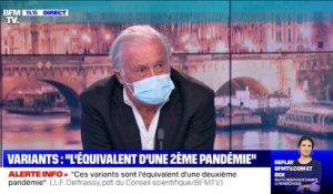 Jean-François Delfraissy: "La course se situe entre l'arrivée des variants et notre capacité à vacciner"