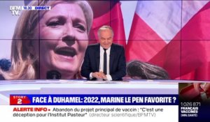 Face à Duhamel: Marine Le Pen favorite pour 2022 ? - 25/01