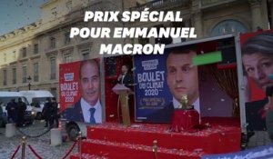 Greenpeace remet les "boulets du climat" 2020 avec un prix spécial à Macron