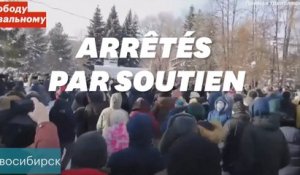 En Russie, des centaines d'arrestations lors de manifestations pro-Navalny