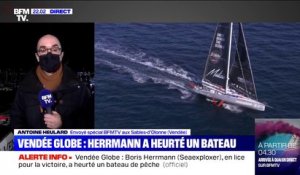 Vendée Globe: Boris Herrmann, en lice pour la victoire, a heurté un bateau de pêche