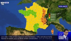 12 départements placés en vigilance orange par Météo France