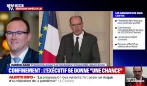 Covid-19: Damien Abad (LR) ne pense pas que "jouer avec les nerfs des Français soit la meilleure des stratégies"