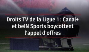 Droits TV de la Ligue 1 : Canal+ et beIN Sports boycottent l’appel d’offres