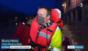 Inondations : La Réole s'organise devant la dangereuse montée de la Garonne