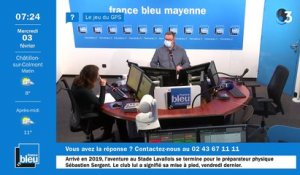 La matinale de France Bleu Mayenne du 03/02/2021