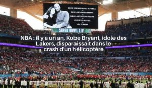 NBA : il y a un an, Kobe Bryant, idole des Lakers, disparaissait dans le crash d'un hélicoptère_IN