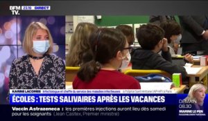 Pour Karine Lacombe, les tests salivaires vont représenter "une vraie avancée" pour le dépistage du Covid-19