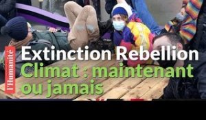 Extinction Rebellion France manifeste à Paris devant le ministère de l'Écologie