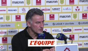 Christophe Galtier : « On est sur une très bonne dynamique » - Foot - L1 - Lille