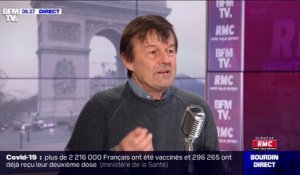 Crise sanitaire: Nicolas Hulot estime que "l'État est globalement à la hauteur"