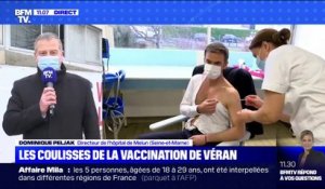 Covid-19: les coulisses de la vaccination d'Olivier Véran à Melun