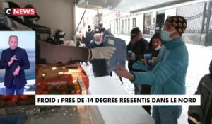 Face à la vague de froid, les bénévoles lillois multiplient les maraudes