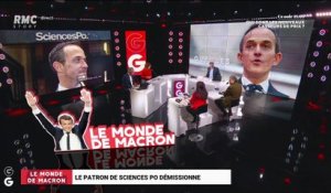 Le monde de Macron : Le patron de Sciences Po démissionne – 10/02