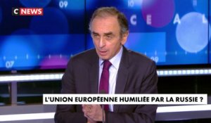 Eric Zemmour : «Les européens n’ont pas à aller faire la leçon à Poutine qui ne supporte plus les leçons de morale»