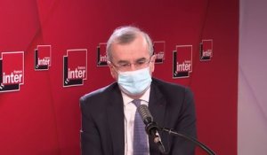 "Nous sommes aujourd'hui 5% en dessous du niveau de l'activité pré-Covid. C'est beaucoup, mais c'est moins grave que ce qu'on pouvait craindre" (François Villeroy de Galhau)