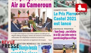 REVUE DE PRESSE CAMEROUNAISE DU 16 FÉVRIER 2021