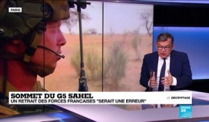 Sommet du G5 Sahel : un retrait des forces françaises "serait une erreur"